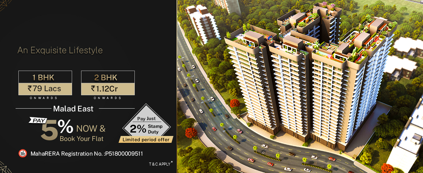 1&2 BHK Flats in Malad East Tower28 in Malad East Right Channel